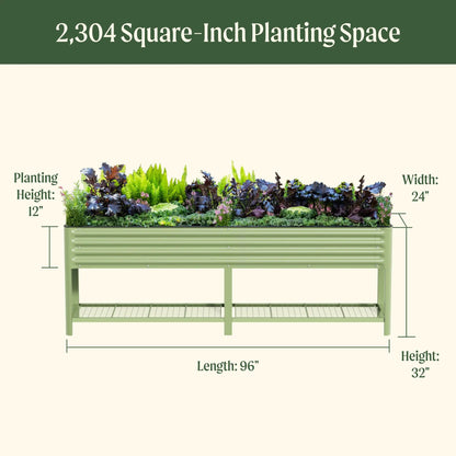 Elevated Garden Bed For Patios Decks 2ft By 8ft