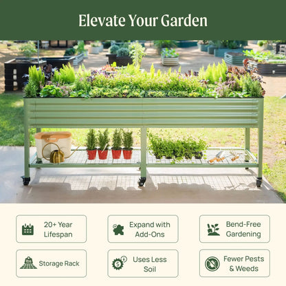 Elevated Garden Bed For Patios Decks 2ft By 8ft