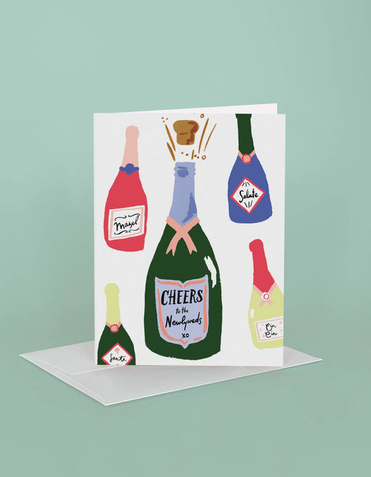 Newlywed Cheers Greeting Card - Tampa Home & Garden Store