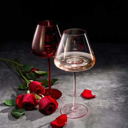 Love Stemmed Wine Glasses Set of 2 Pieces