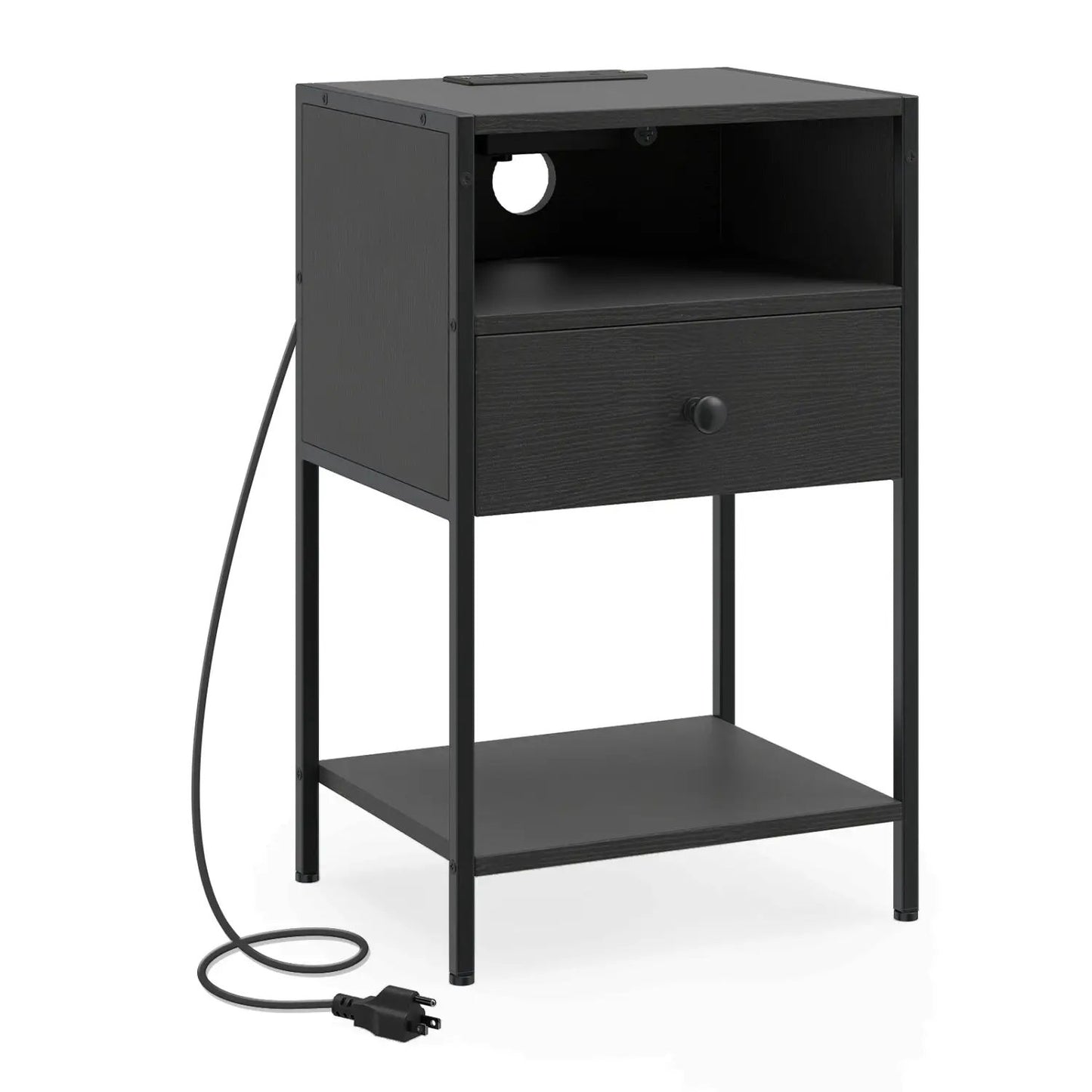 Nightstand Charging Station and USB Ports
