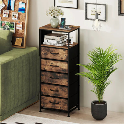Nightstand with Integrated Charging Station