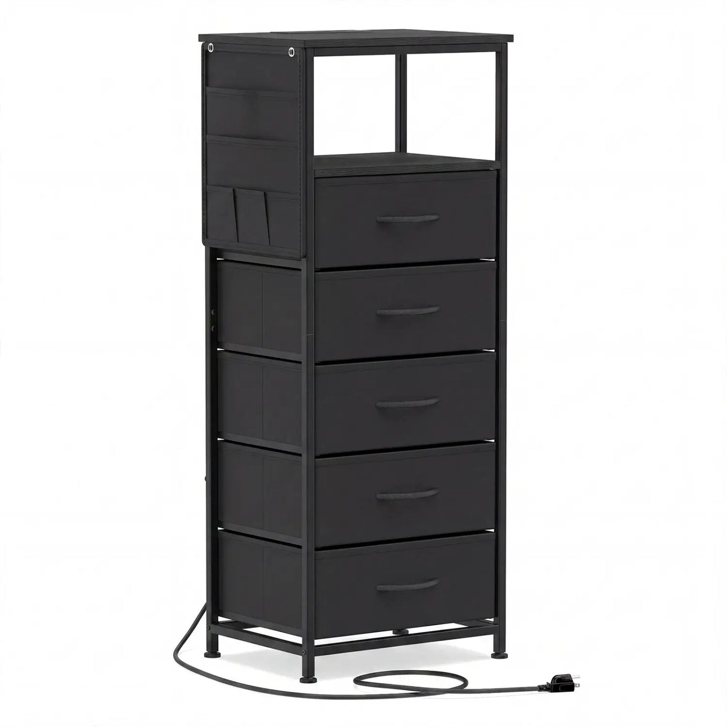 Nightstand with Integrated Charging Station