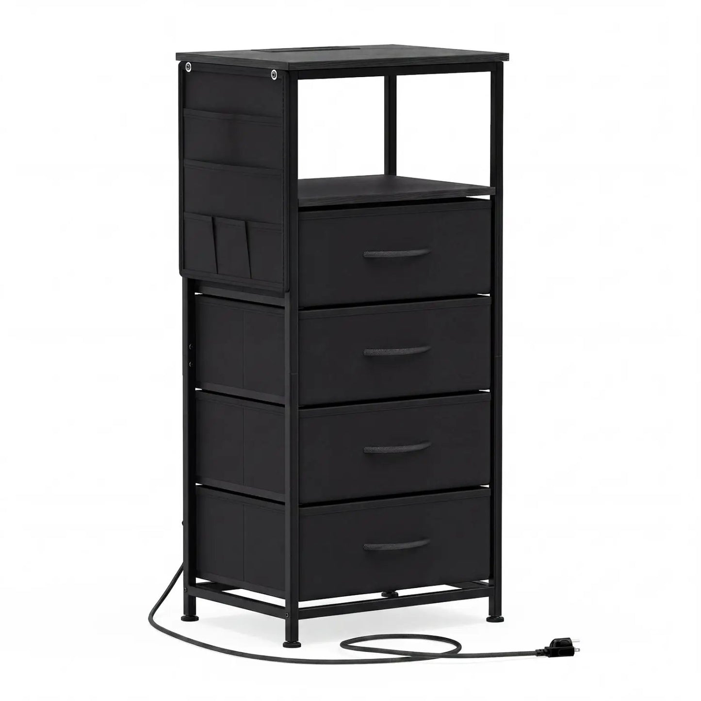 Nightstand Integrated Charging Station 34