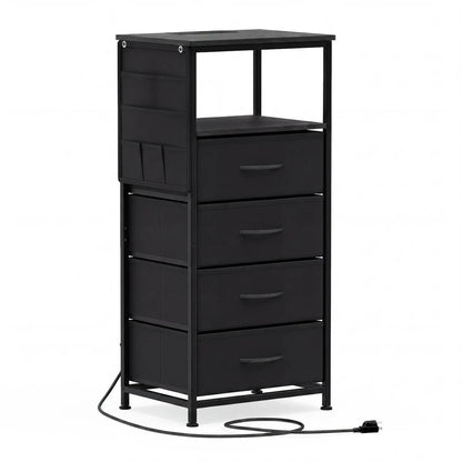 Nightstand Integrated Charging Station 34
