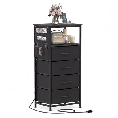 Nightstand Integrated Charging Station 34