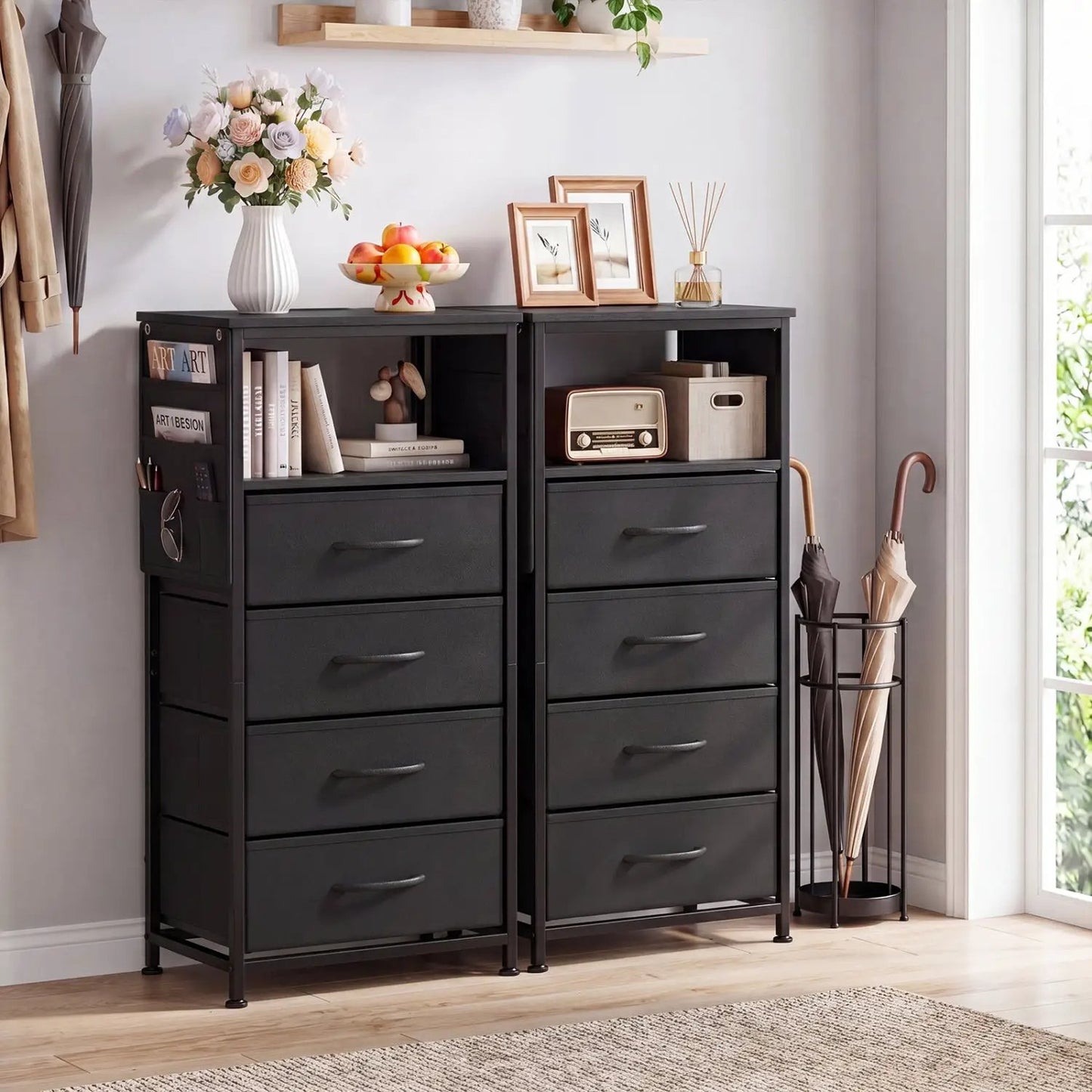 Nightstand Integrated Charging Station 34