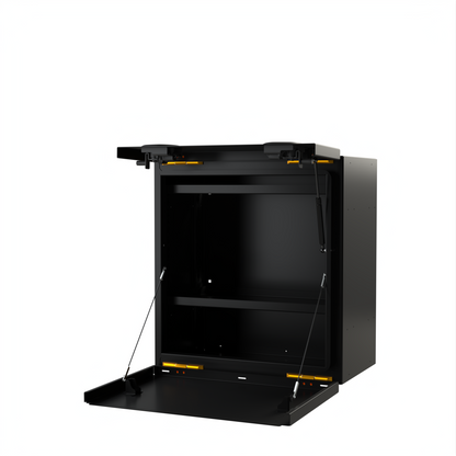 Avatar Niko Van Storage Box black metal cabinet for motor vehicle racks avatar offroad on Tampa Home & Garden Store