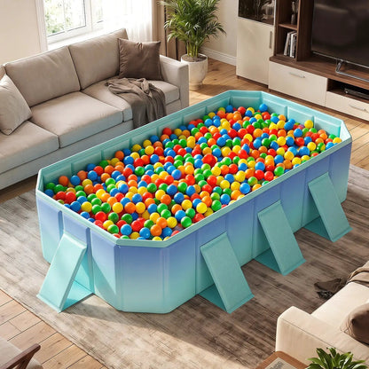 Portable Above Ground Pool With 8 Support Panels