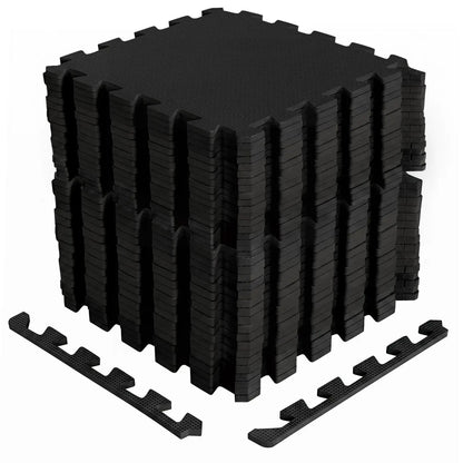 Interlocking Foam Tiles with Borders 36-Pack