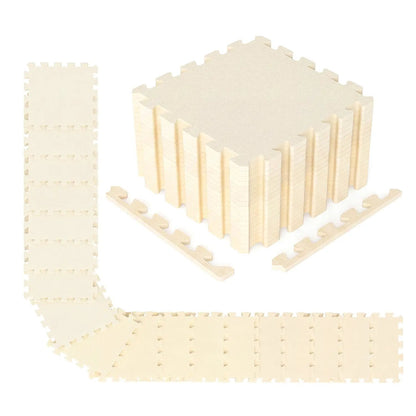 Interlocking Foam Tiles with Borders 36-Pack