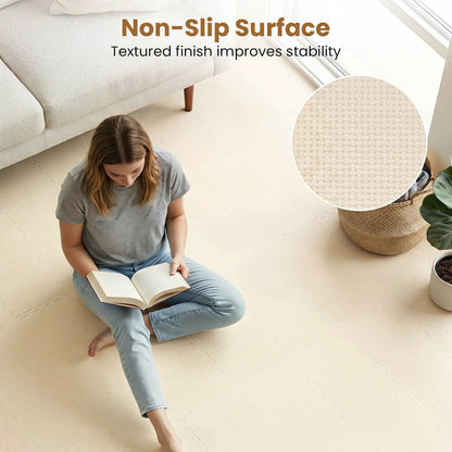 Interlocking Foam Tiles with Borders 36-Pack