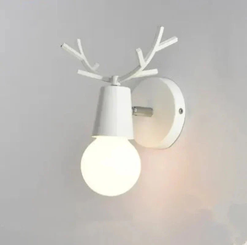Forest Haven Antler Wall Sconce by Moktan Sabai, white branch wall light fixture on Tampa Home & Garden Store