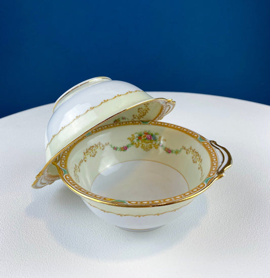 Noritake Renton Serving Bowls. Two 5.5" Vintage Porcelain Bowls for Berries, Nuts, Candy, Sauces or Dressings.  Fine Dining. Cottagecore. - Tampa Home & Garden Store