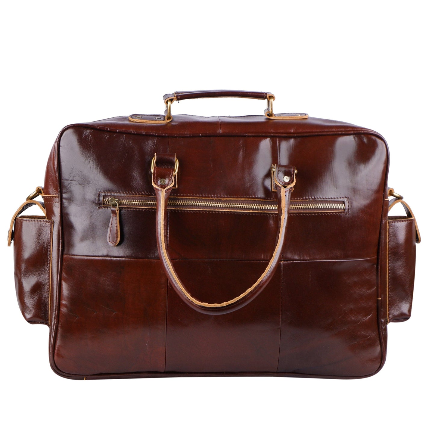 Norman Cherry Red Briefcase - Tampa Home & Garden Store