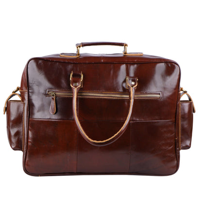Norman Cherry Red Briefcase - Tampa Home & Garden Store