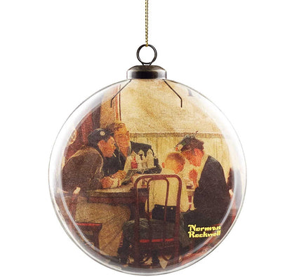 Norman Rockwell Saturday Evening Post Saying Grace - Ornament - Tampa Home & Garden Store