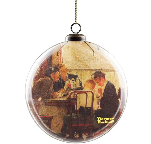 Norman Rockwell Saturday Evening Post Saying Grace - Ornament - Tampa Home & Garden Store