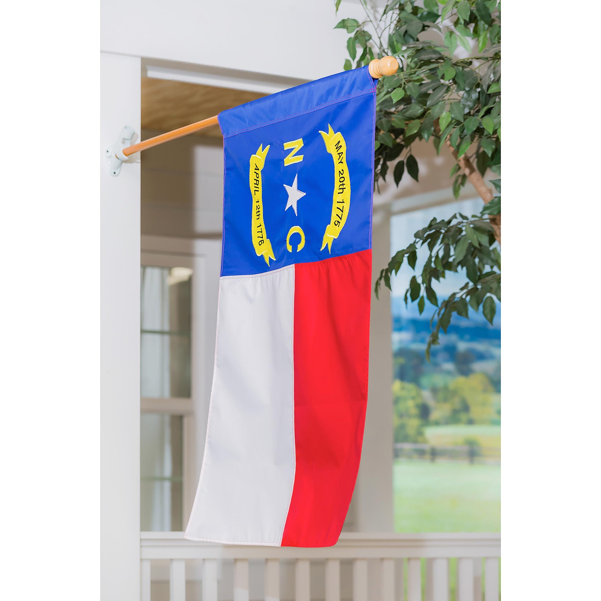 North Carolina State Flag House Applique Flag - Tampa Home & Garden Store
