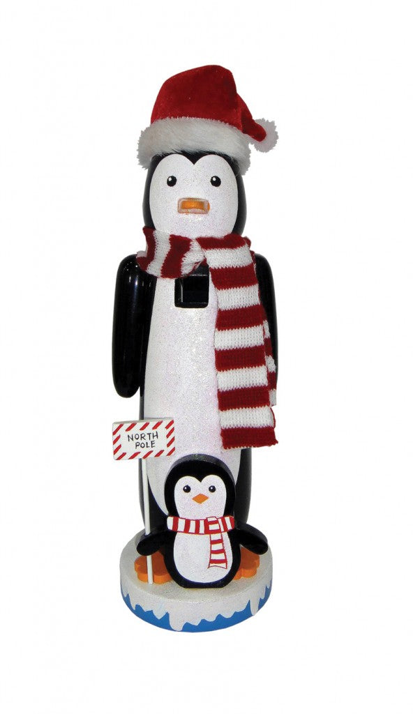 North Pole Penguin Nutcracker - Tampa Home & Garden Store