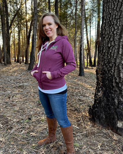 Not Today Heifer Highland Coo Embroidered Zipper Sweatshirt Hoodie - Tampa Home & Garden Store