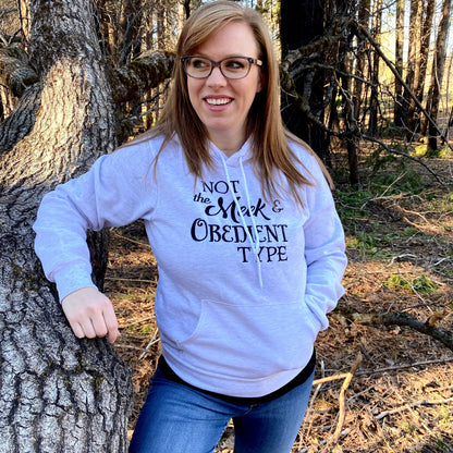 Not the Meek and Obedient Type Embroidered Soft Fleece Unisex Sweatshirt Hoodie - Outlander Inspiration - Tampa Home & Garden Store