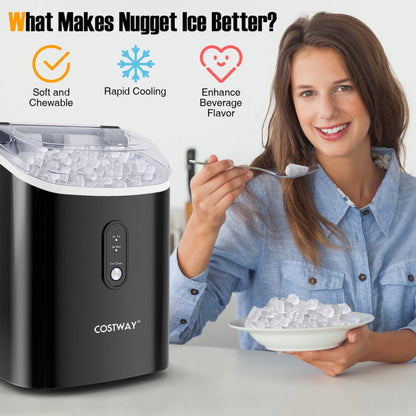 Máquina de hielo Nugget para encimera con hielo masticable suave