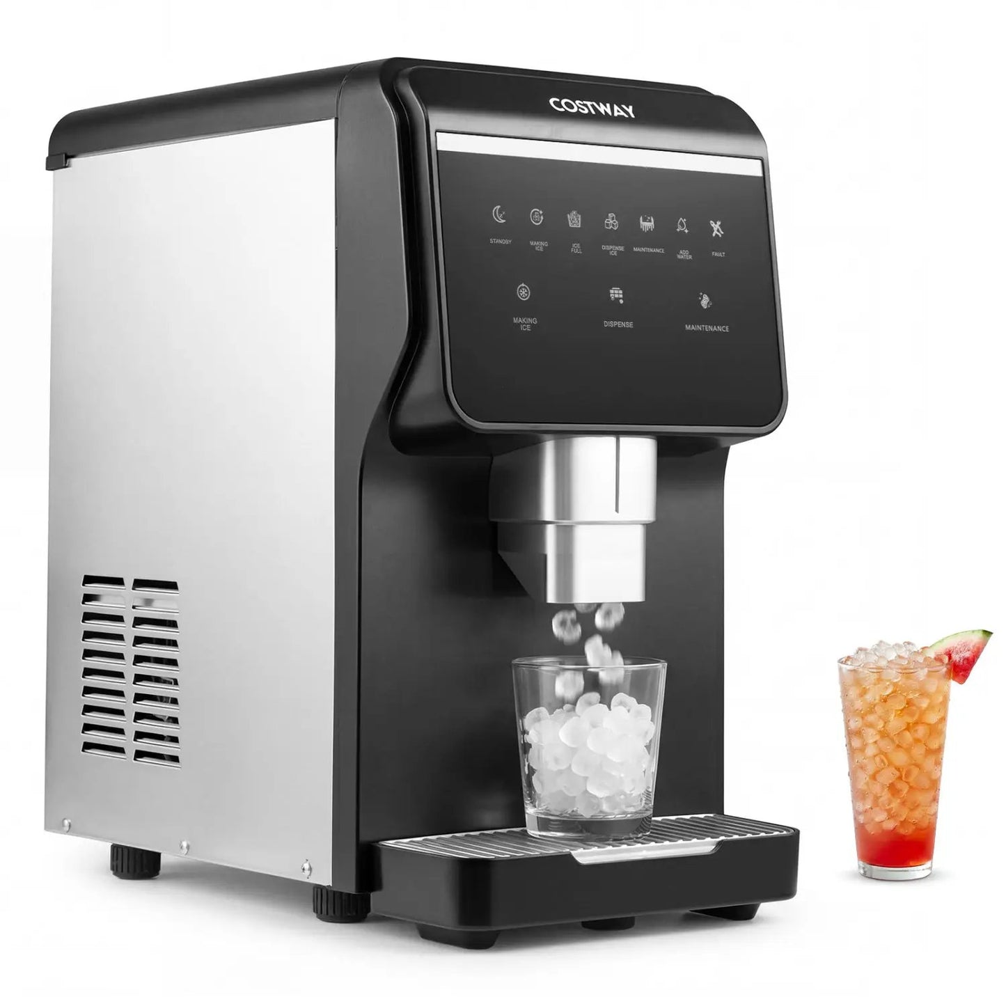 Nugget Ice Maker With Self Dispensing 80 Lbs