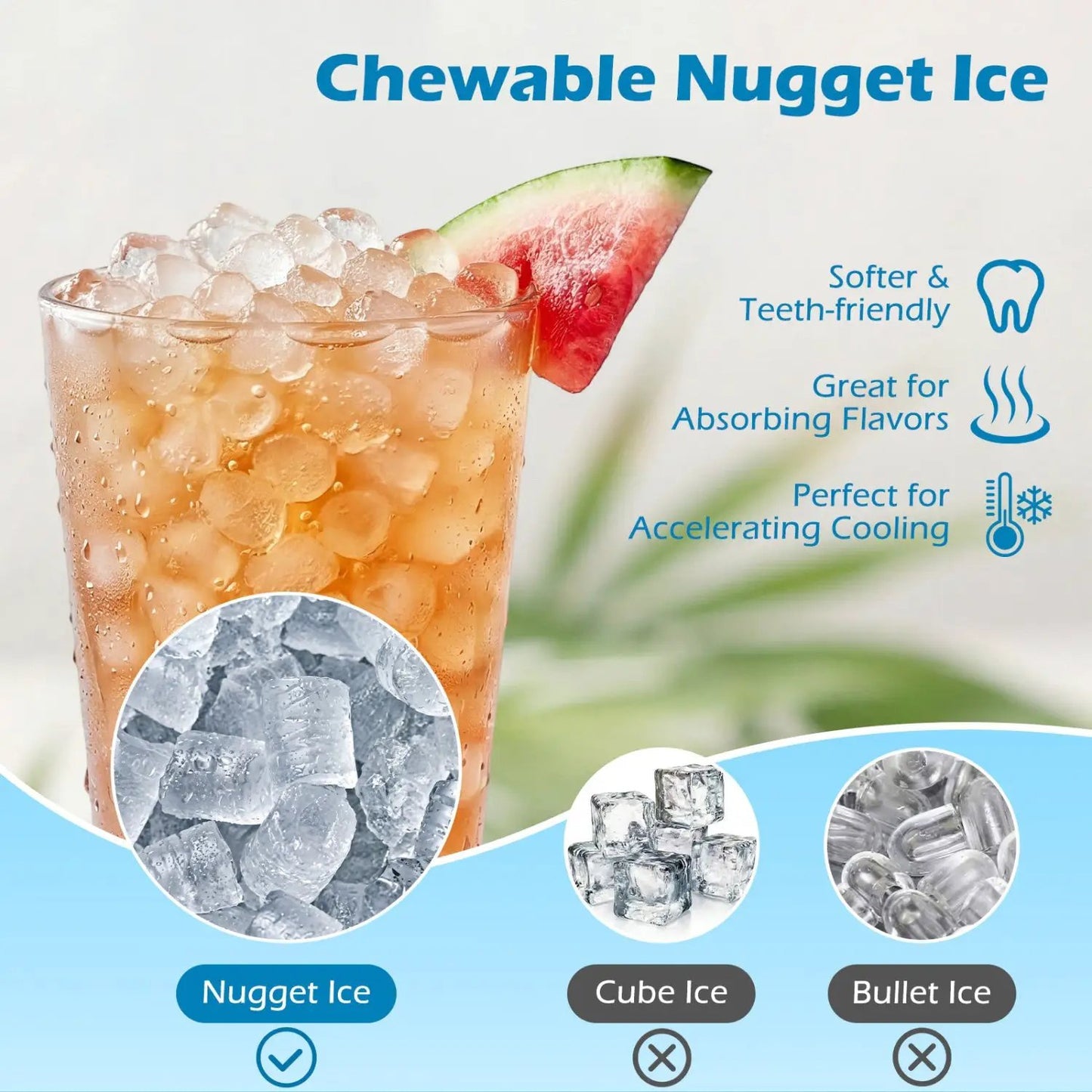 Nugget Ice Maker With Self Dispensing 80 Lbs