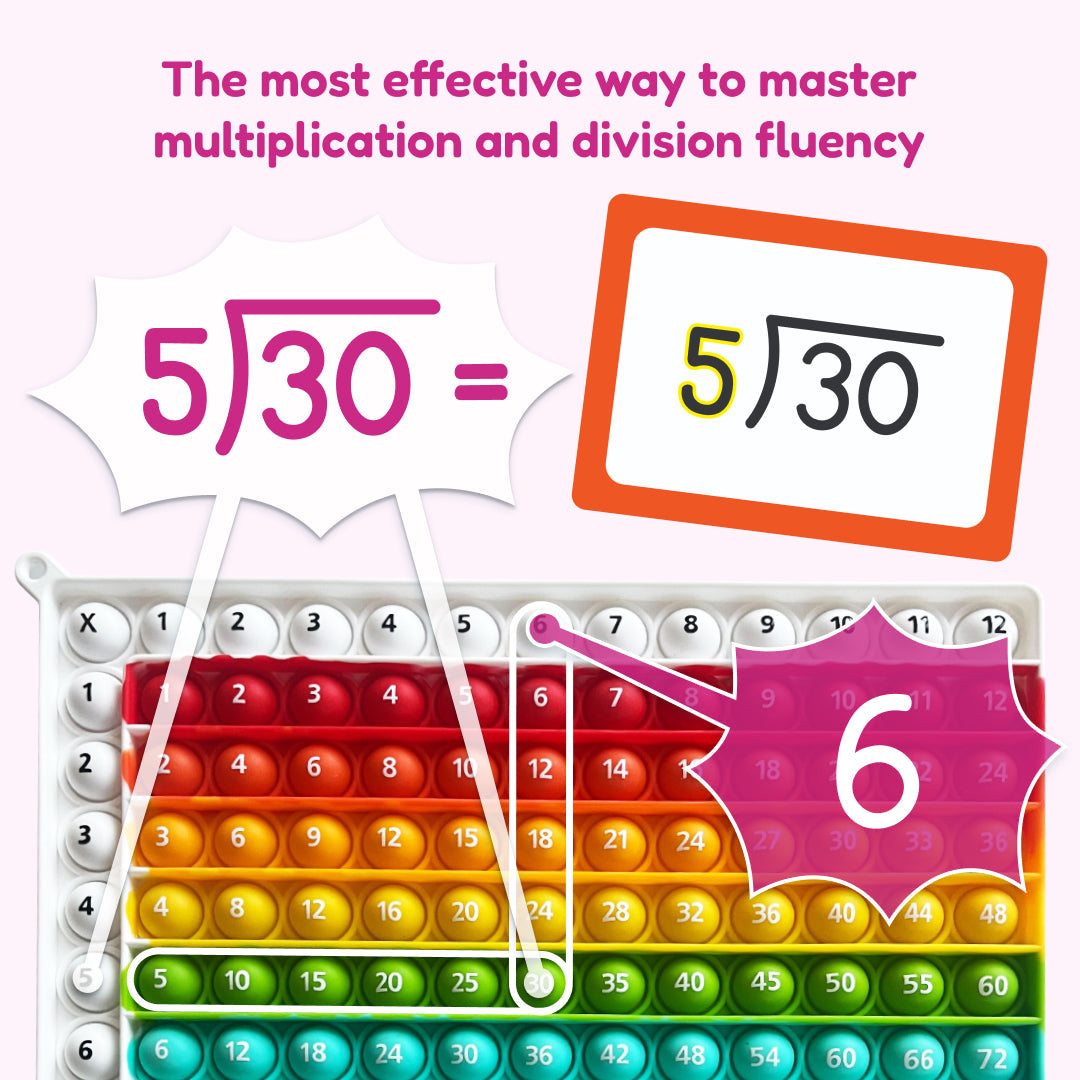 Number Ninja educational toy by The Fidget Games, color-coded bead abacus for math practice on Tampa Home & Garden Store