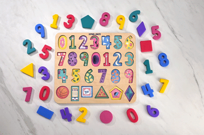 123 Find and Fit Puzzle for Babies and Toddlers