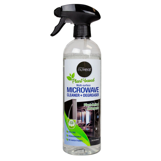 Nuvera Plant-Based Multi-Surface Microwave Cleaner & Degreaser — 24 fl oz Spray - Tampa Home & Garden Store