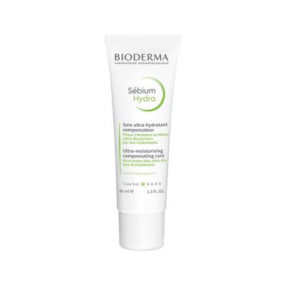 Bioderma Sebium Hydra face cream tube white with green logo on Tampa Home & Garden Store