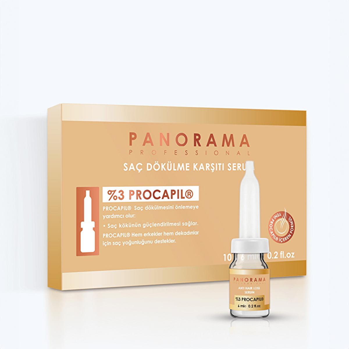 Panorama Professional Hair Care Serum hair oil box with 3% Procapil and dropper Beauty Care Bag on Tampa Home & Garden Store