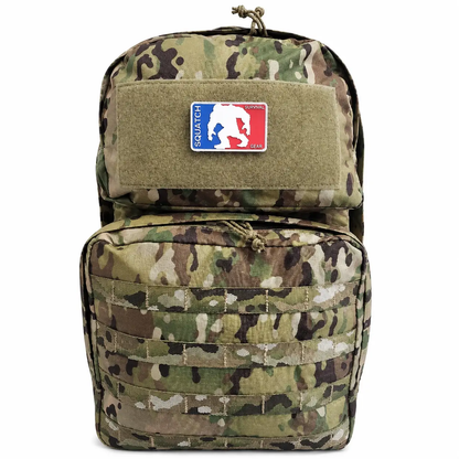 SquatchSurvivalGear Mothman Backpack camouflage military small pack with MOLLE and patch on Tampa Home & Garden Store