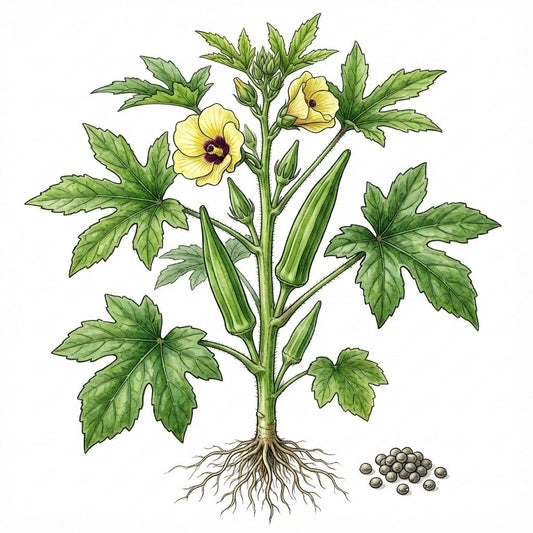 OKRA Seeds, Clemson Spineless - Tampa Home & Garden Store