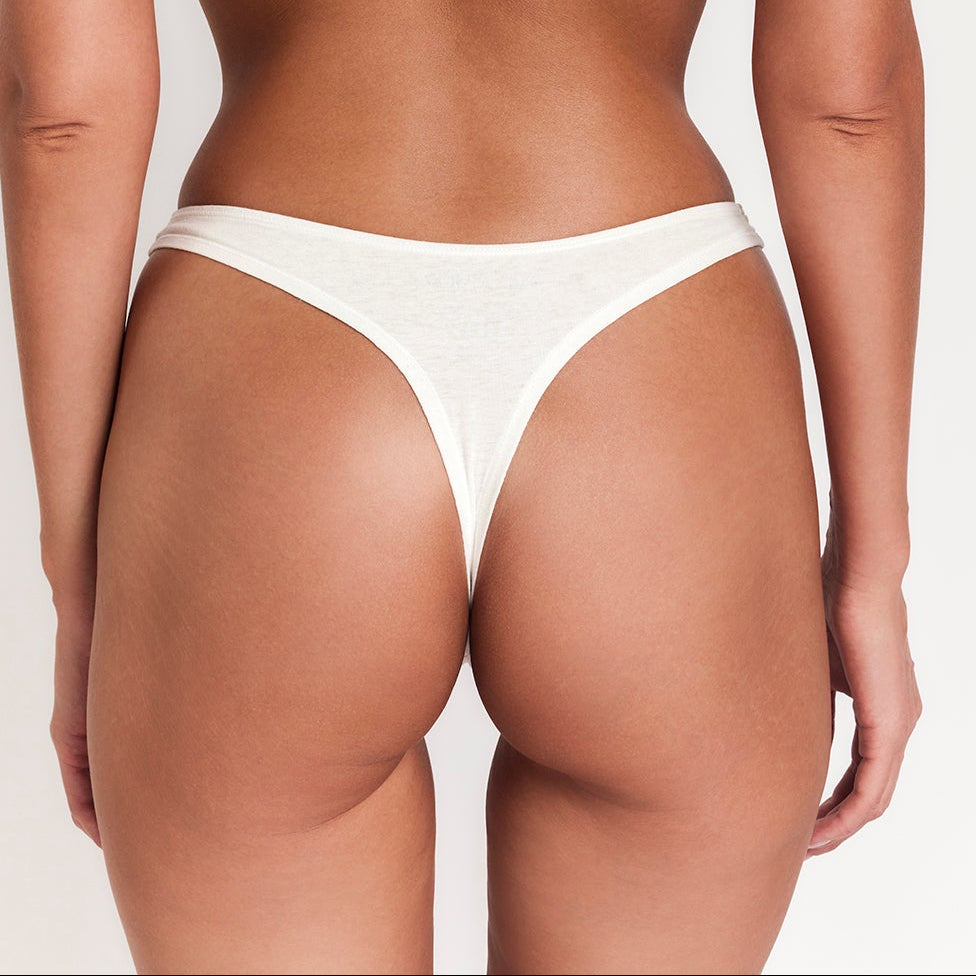 Thong 7-Pack hemp white Net Positive back view on Tampa Home & Garden Store