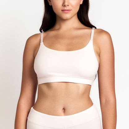 Scoop Bralette organic cotton pale pink Net Positive on Tampa Home & Garden Store