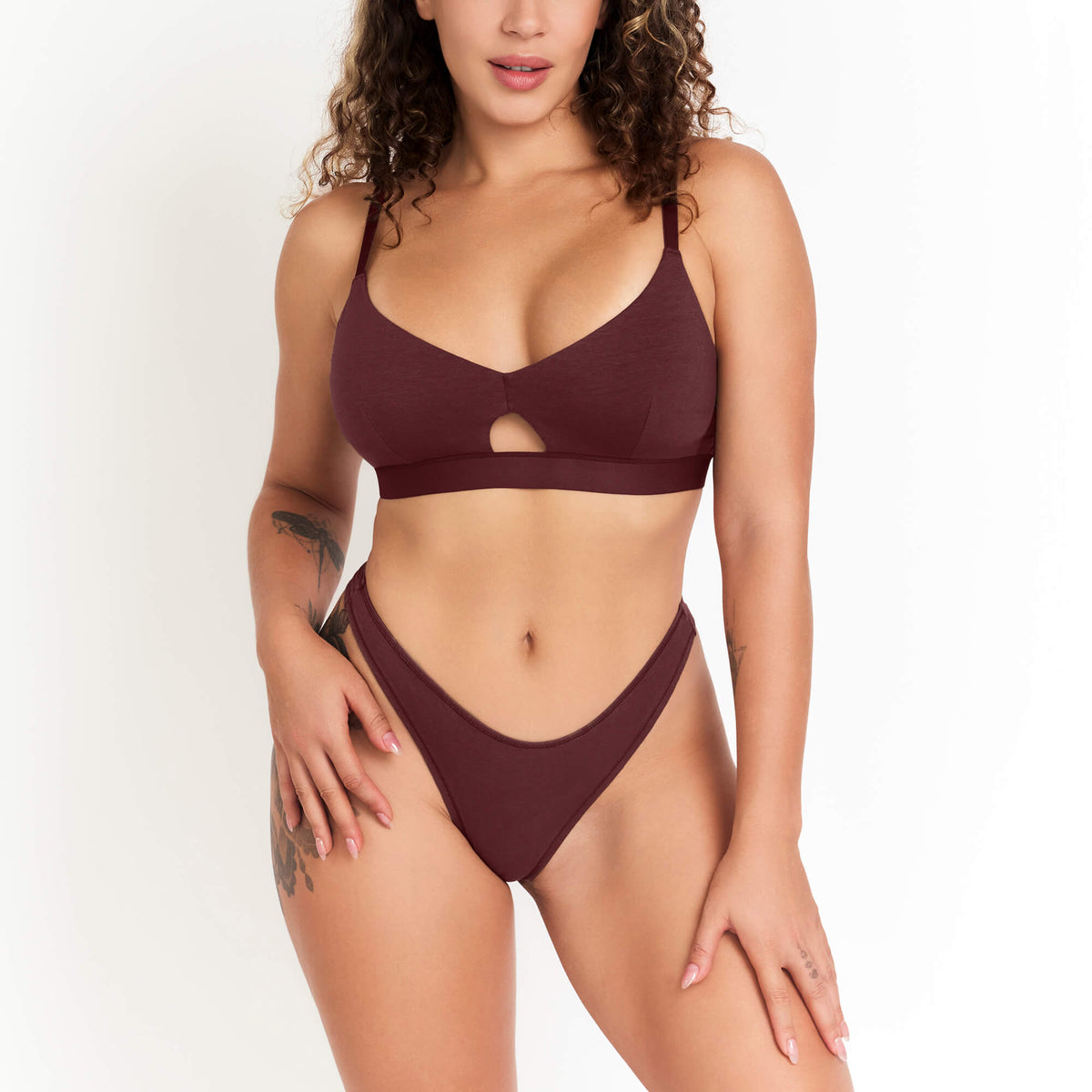 Thong hemp burgundy by Net Positive from the Thongs category on Tampa Home & Garden Store