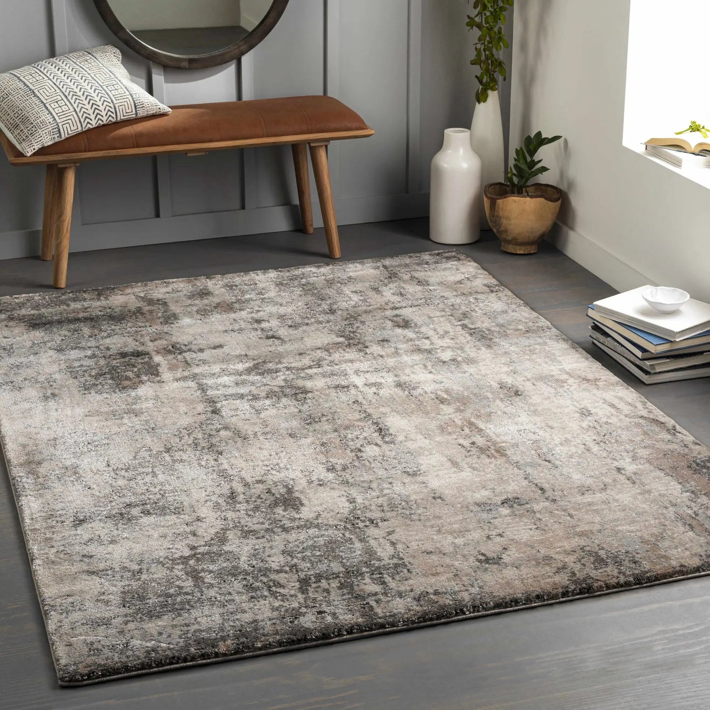 Opunake Luxe Thick Area Rug Made in Turkey