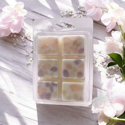 Cera de soja y coco premium mejorada con cristales Orchid Seascape