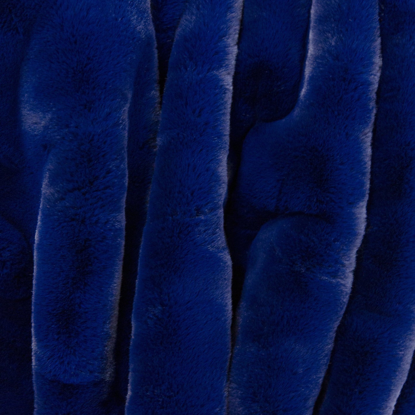 Villanova Large Blue Outdoor Blanket by Pretty Rugged, plush velvet blue fabric on Tampa Home & Garden Store