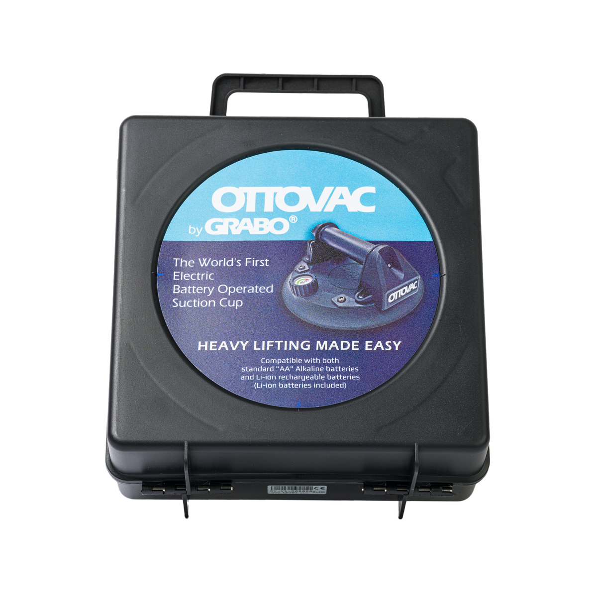 OTTOVAC Portable Electric Suction Gripster for Glass 220 lb in a black case by GRABO on Tampa Home & Garden Store