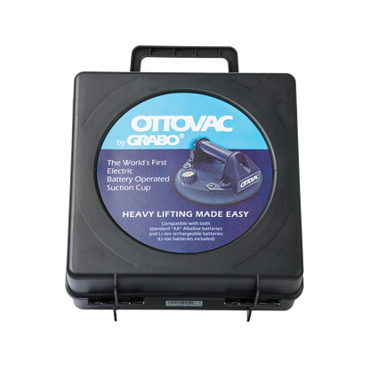 OTTOVAC Portable Electric Suction Gripster for Glass 220 lb in a black case by GRABO on Tampa Home & Garden Store
