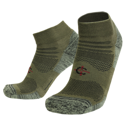 Outdoor X-Trainer athletic socks olive green camouflage knit 2-pack by Covert Threads on Tampa Home & Garden Store