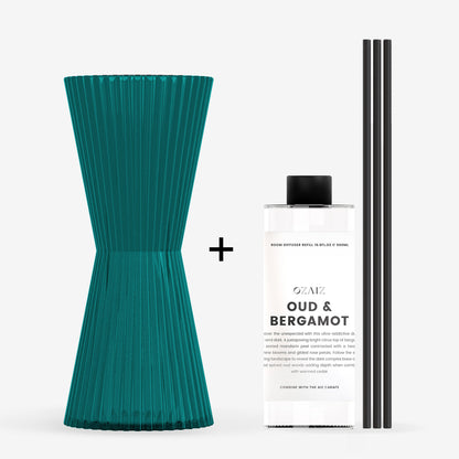 Difusor de varillas AIZ en Oud y Bergamota