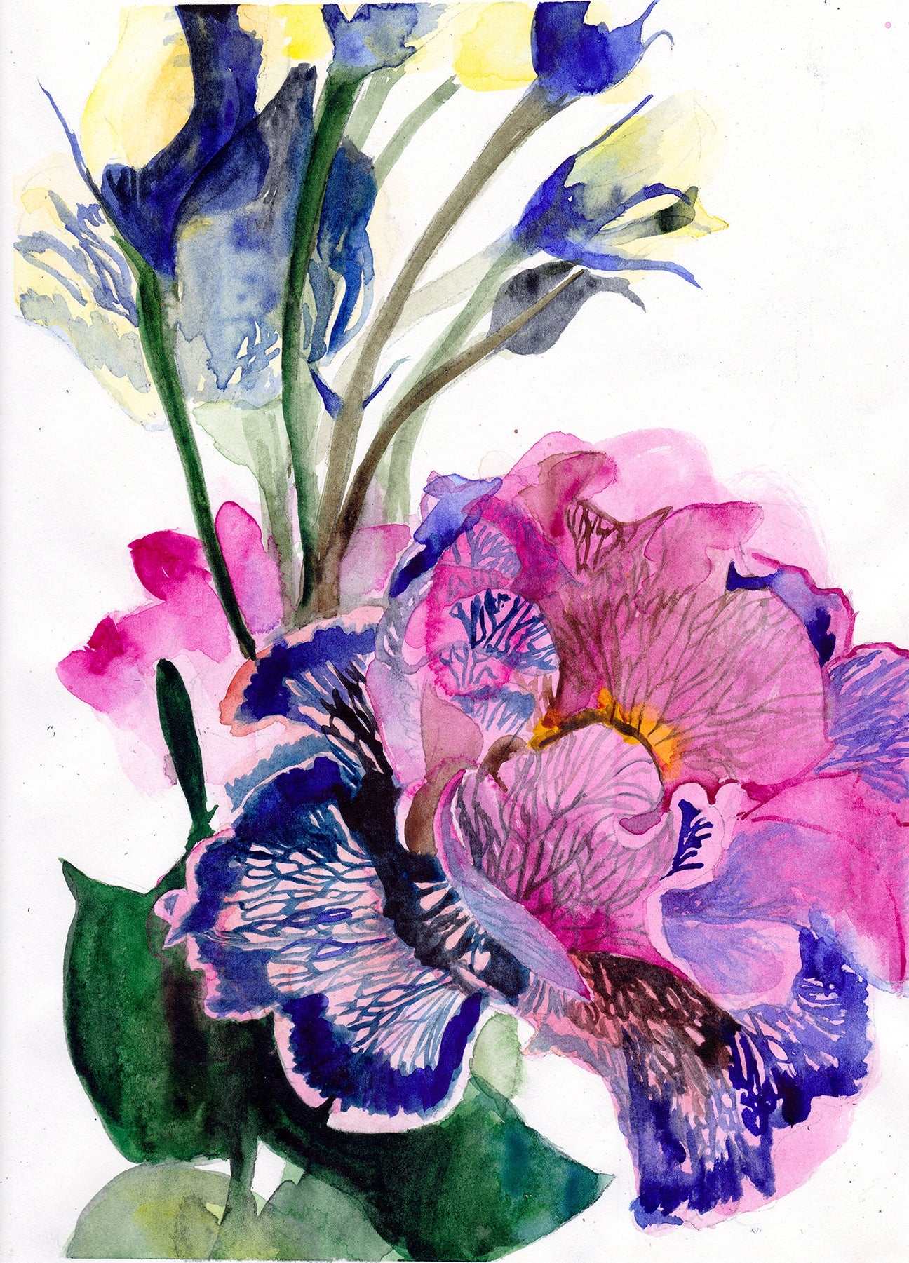 Flores de octubre – Lámina de bellas artes