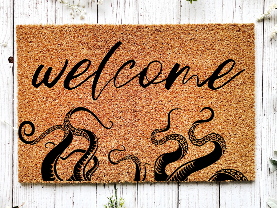 Octopus Doormat, Tentacles Front Door Doormat - Tampa Home & Garden Store
