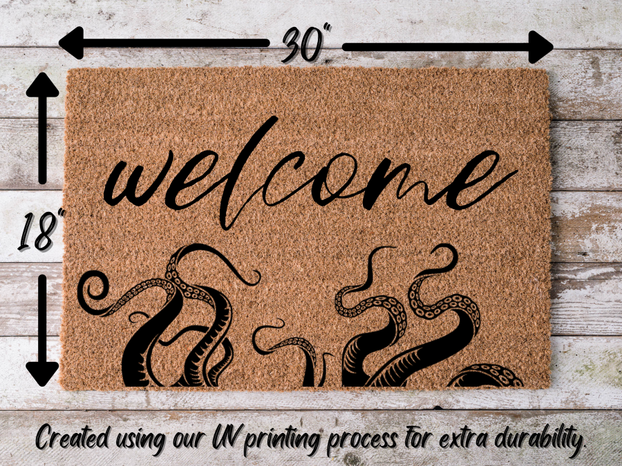 Octopus Doormat, Tentacles Front Door Doormat - Tampa Home & Garden Store