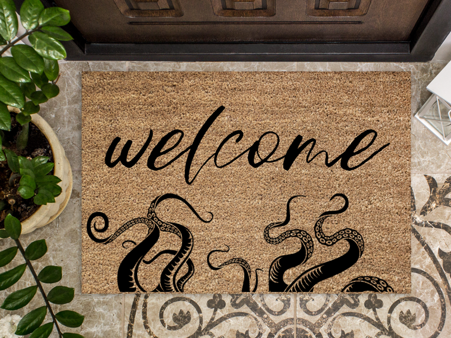 Octopus Doormat, Tentacles Front Door Doormat - Tampa Home & Garden Store